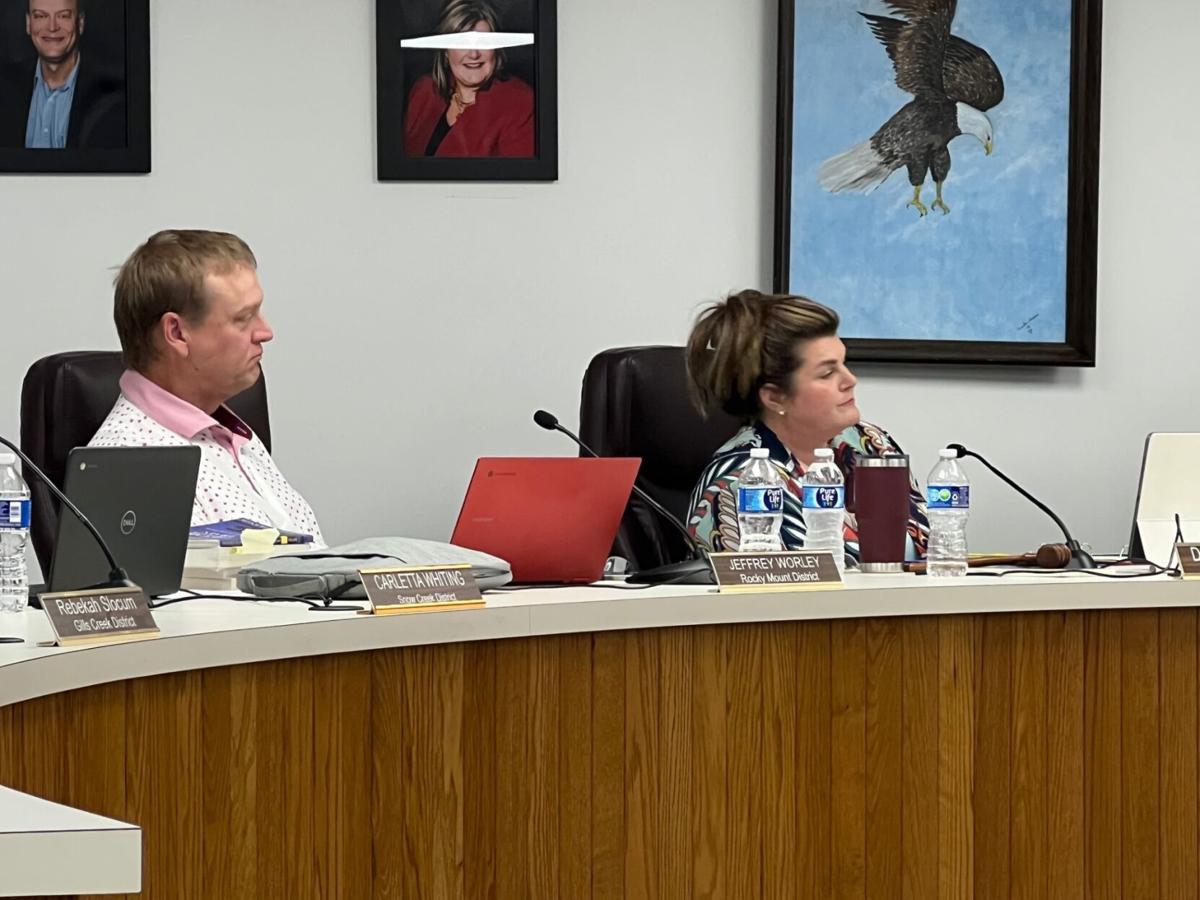 Rocky Mount District representative Jeff Worley and Boone District representative Dawn McCray